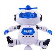 DANCE ROBOT elemes világító, zenélő robot játék