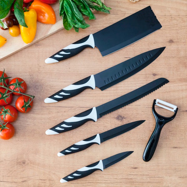 Top Chef Black C01024 Kések (6 darabos) Top Chef Black C01024 Kések (6 darabos)