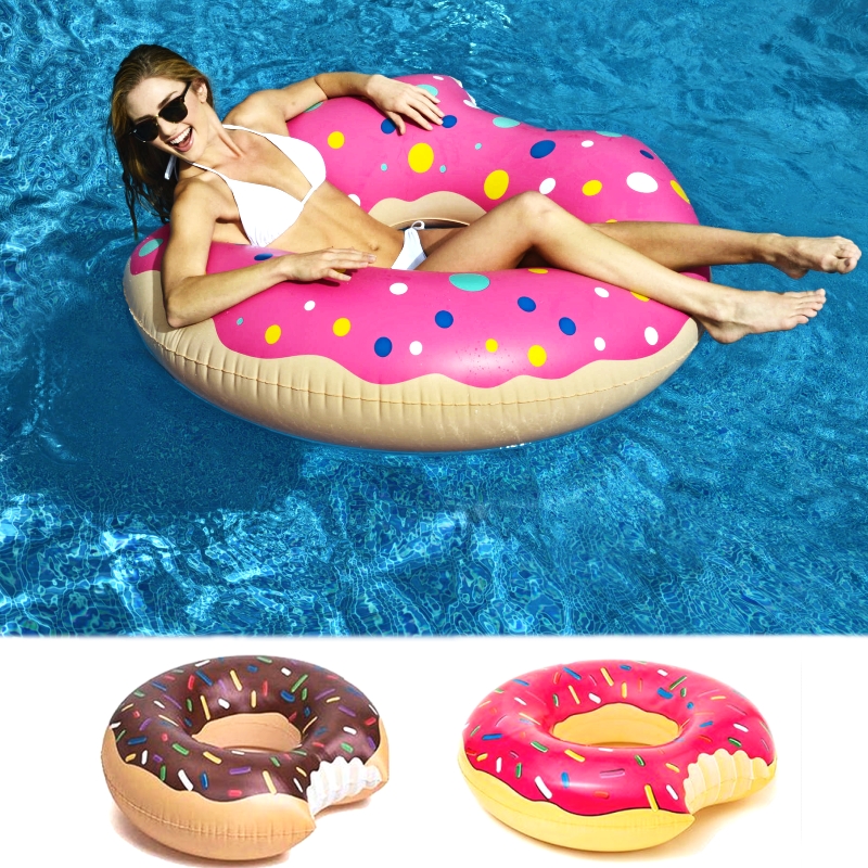Nagy felfújható úszógumi Donut (120cm) - több színben Nagy felfújható úszógumi Donut (120cm) - több színben
