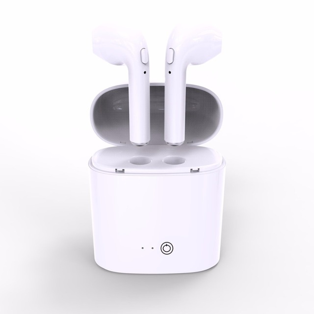 Vezetéknélküli fülhallgató AirPods i7S és gyorstöltő - több színben Vezetéknélküli fülhallgató AirPods i7S és gyorstöltő - több színben