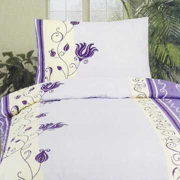 Pamut ágynemű Apex - Romantikus lila