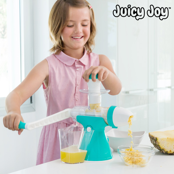 Juicy Joy Gyümölcslé- és Fagylaltkészítő Gép Karral Juicy Joy Gyümölcslé- és Fagylaltkészítő Gép Karral