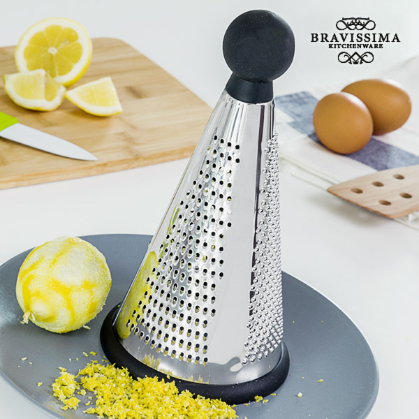 Bravissima Kitchen Kúp Alakú Rozsdamentes Acél Reszelő Bravissima Kitchen Kúp Alakú Rozsdamentes Acél Reszelő