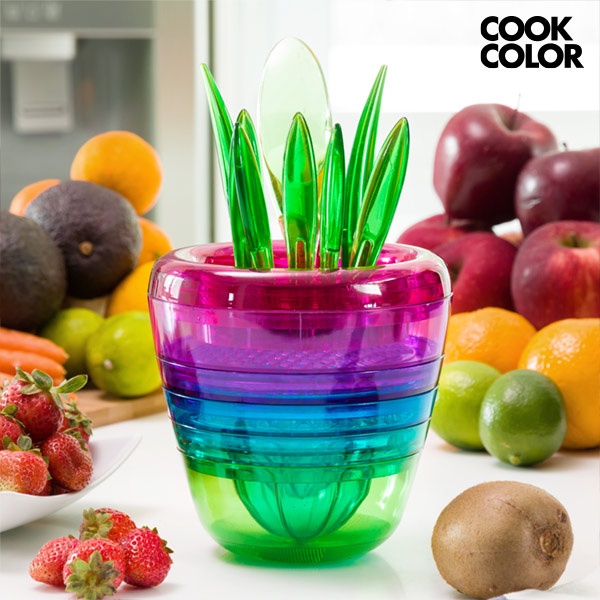 Multi Tool Fruit Cook Color Egymásba Rakható Konyhai Eszközök Multi Tool Fruit Cook Color Egymásba Rakható Konyhai Eszközök