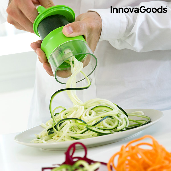 InnovaGoods Mini Spiralicer Spirális Zöldségvágó InnovaGoods Mini Spiralicer Spirális Zöldségvágó