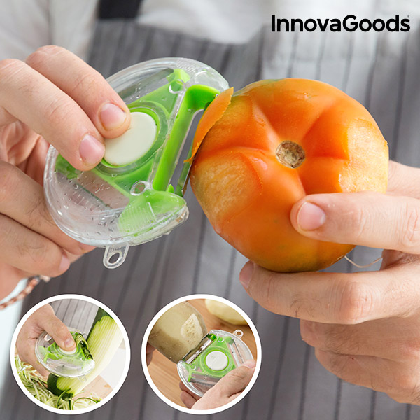 InnovaGoods 4 az 1-ben Forgó Vágó-Hámozó InnovaGoods 4 az 1-ben Forgó Vágó-Hámozó