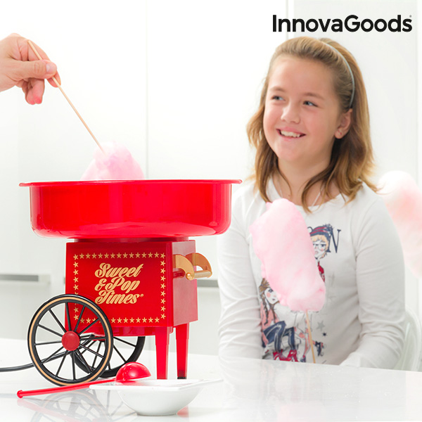 InnovaGoods 500W Piros Vattacukor Készítő InnovaGoods 500W Piros Vattacukor Készítő