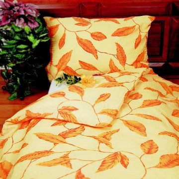 Pamut ágynemű Apex - Narancs levelek
