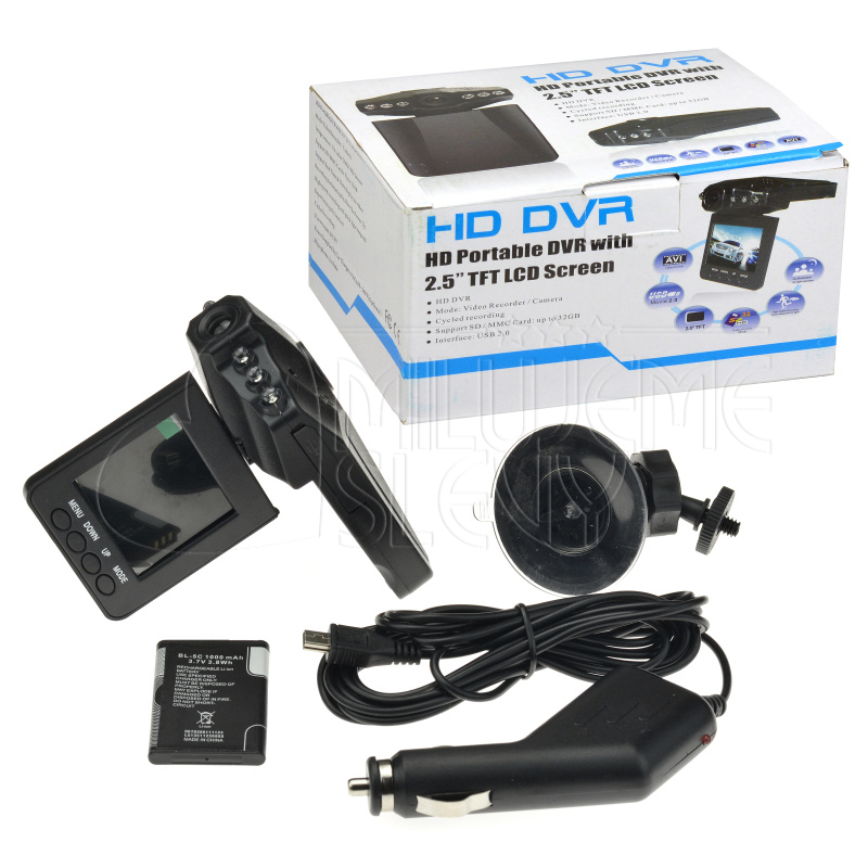 Hordozható HD kamera LCD kijelzővel - autóba Hordozható HD kamera LCD kijelzővel - autóba