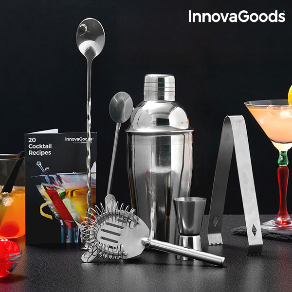 InnovaGoods Koktél Készlet Receptkönyvvel (6 darab) InnovaGoods Koktél Készlet Receptkönyvvel (6 darab)