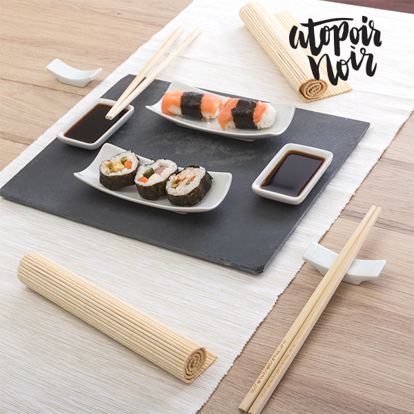 Sushi Készlet Pala Tálcával (11 darabos) Sushi Készlet Pala Tálcával (11 darabos)