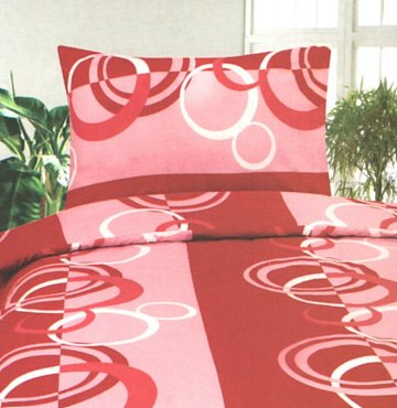 Apex pamut ágynemű - Antonia vörös rózsaszín