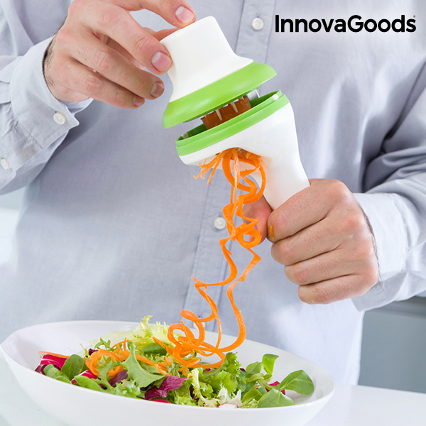 InnovaGoods 3 az 1-ben Spirális Zöldségvágó InnovaGoods 3 az 1-ben Spirális Zöldségvágó
