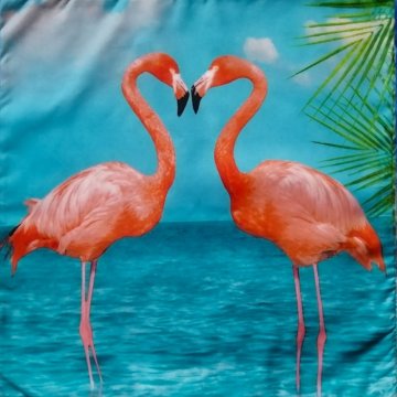 3D párnahuzat Apex - Flamingo - Párnahuzat